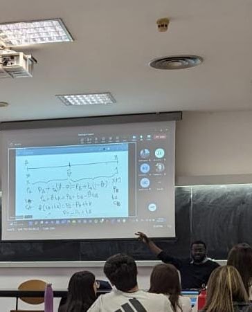 Ceesay Muhammed in a teaching setting
